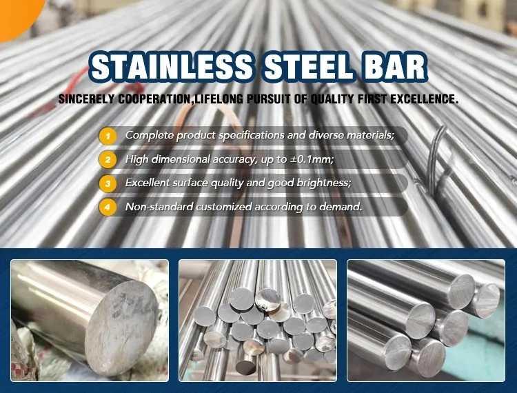 Stainless Steel Bar 201 304 310 316 321 904L ASTM A276 2205 2507 4140 310S ASTM Stainless Steel Bar