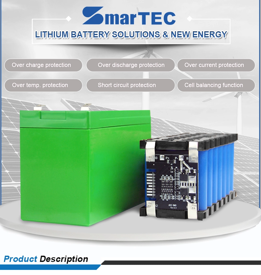 Battery Pack Li-ion Lithium Battery 12V 100ah Lithium Iron Phosphate for with Bluetooth